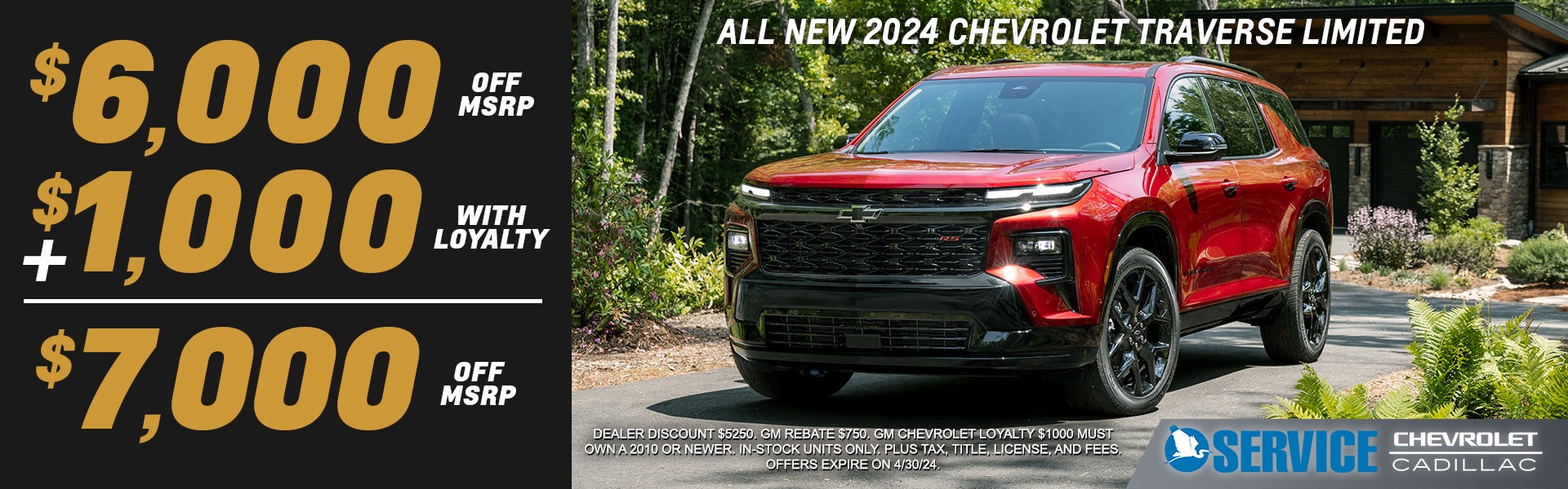 New 2024 Chevrolet Traverse